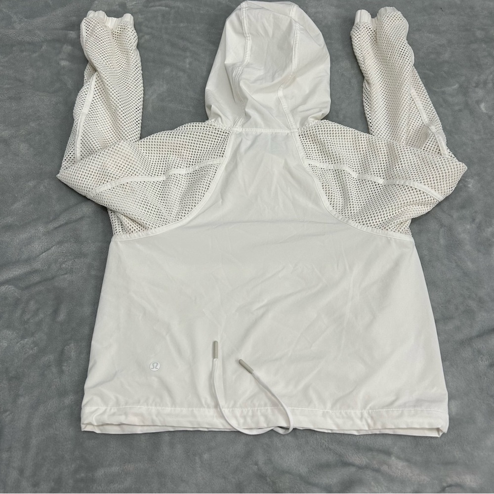 Lululemon White Pullover Hoodie
